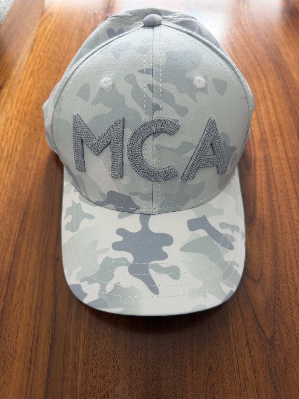 Camouflage Baseball Cap - Gray/Light Green